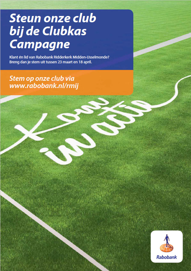 Stem op onze club bij de Rabobank Clubkas Campagne!