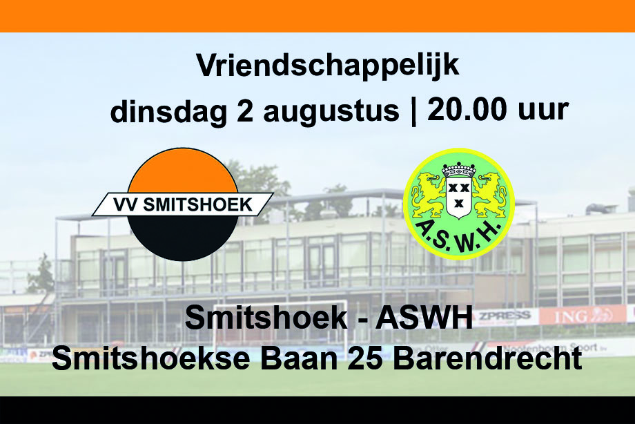 Smitshoek wint ook derde oefenwedstrijd van ASWH