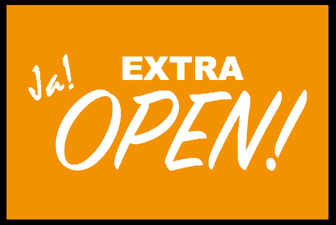 Zaterdag 16 mei EXTRA opening clubshop