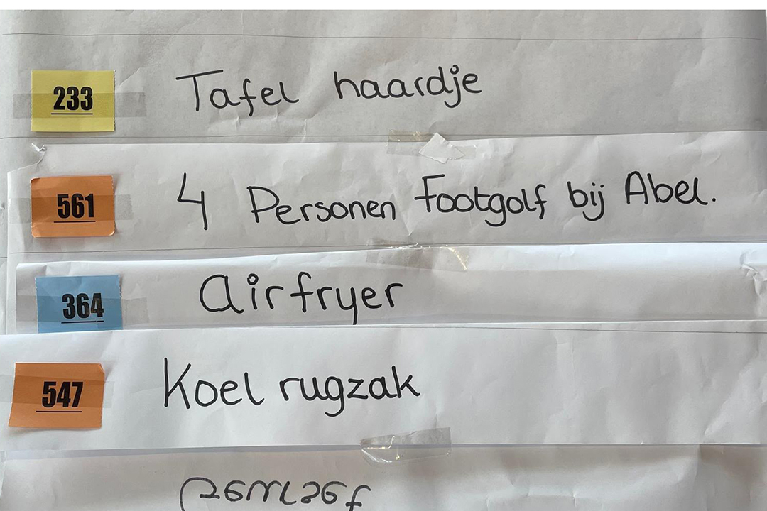 Prijzen ophalen.
