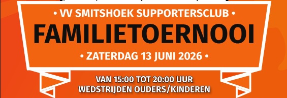 Indeling wedstrijden Familietoernooi!