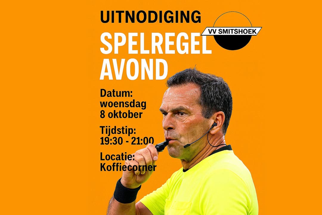 Spelregelavond VV Smitshoek | 8 oktober 19:30 - 21:00 uur